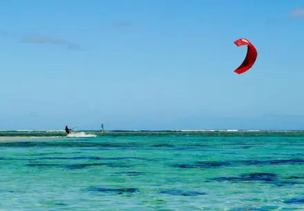 Kitesurfing beginner