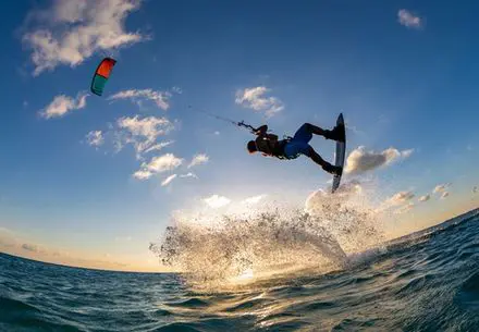 Kitesurfing professional